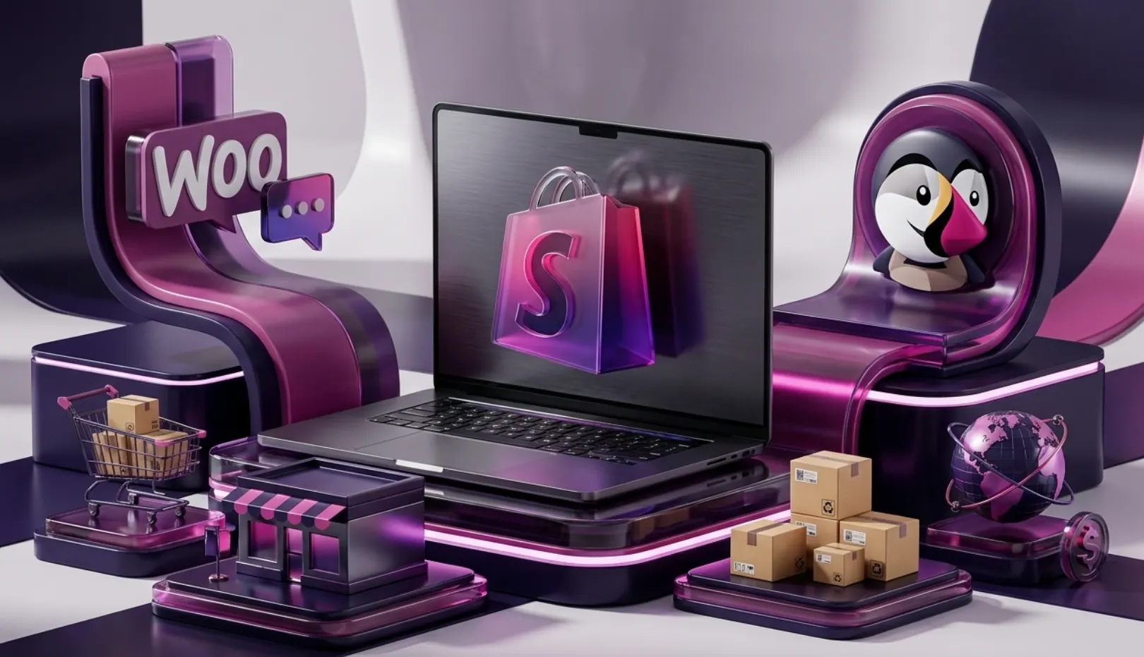 WooCommerce vs Shopify vs PrestaShop : quel CMS e-commerce choisir en Tunisie ?
