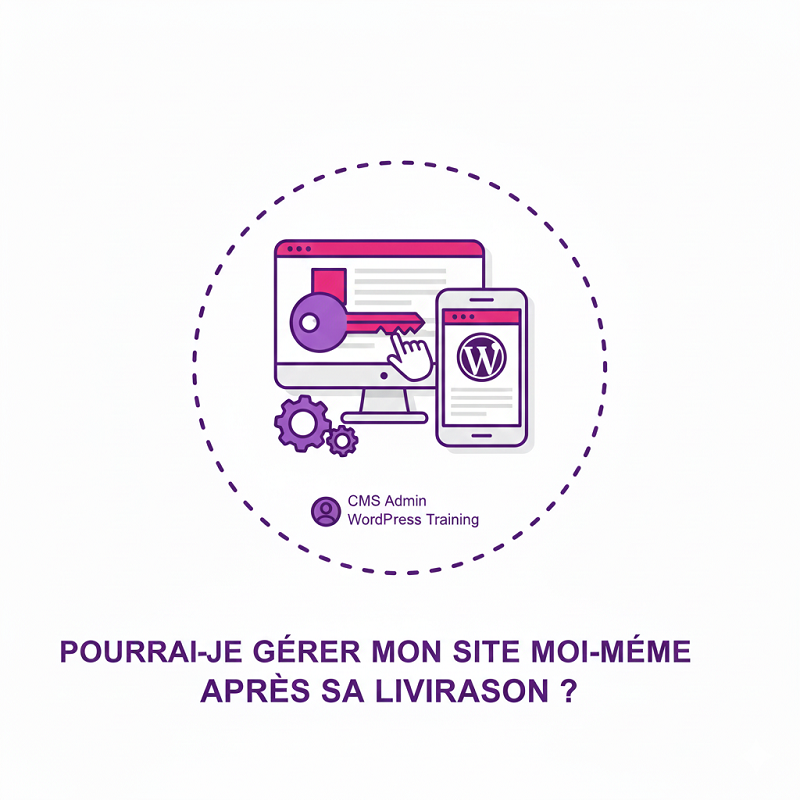 Pourrai-je gérer mon site moi-même après sa livraison ?