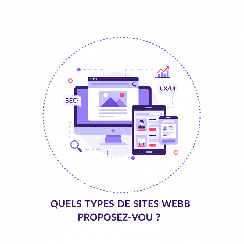Quels types de sites web proposez-vous ?